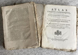 Atlas Encyclopédique 1787/1788 - Encyclopédies