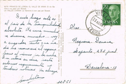 42912. Postal VIELLA (Lerida) 1961. Vista De BOSOST Y Rio Garona, Vall D'Aran - 1961-70 Briefe U. Dokumente