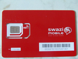 SIM GSM   SWAZILAND   SWAZI  MOBILE   4G     TOP MINT - Swaziland