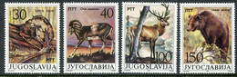 YUGOSLAVIA 1987 Protected Mammals MNH / **.  Michel 2206-09 - Nuovi