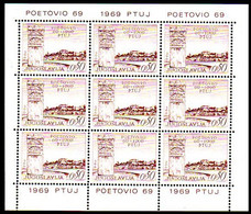 YUGOSLAVIA 1969 1900th Anniversary Of Ptuj Sheetlet MNH / **.  Michel 1328 - Blocs-feuillets