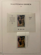 Malteser Orden - 1984/85 - Luxus Sammlung Auf Sammlersblatter - Postfrisch - Malta (Orde Van)