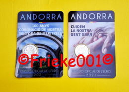 Andorra - 2 Euro 2021 Comm In Blister.(La Nostra En Meritxell) - Andorre