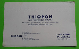 Buvard 964 - Laboratoire - THIOPON - Etat D'usage : Voir Photos- 22x14 Cm Environ - Vers 1950 - Produits Pharmaceutiques