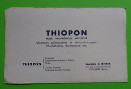 Buvard 965 - Laboratoire - THIOPON 2 - Etat D'usage : Voir Photos- 22x14 Cm Environ - Vers 1950 - Produits Pharmaceutiques