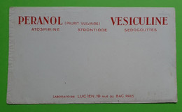 Buvard 966 - Laboratoire Lucien - PERANOL VESICULINE - Etat D'usage : Voir Photos- 21x12 Cm Environ - Vers 1950 - Produits Pharmaceutiques