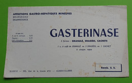 Buvard 971 - Laboratoire Elerté - GASTERINASE - Etat D'usage : Voir Photos- 21x12 Cm Environ - Vers 1950 - Produits Pharmaceutiques