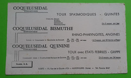 Buvard 974 - Laboratoire Elerté - COQUELUSEDAL 2 - Etat D'usage : Voir Photos- 21x12.5 Cm Environ - Vers 1950 - Produits Pharmaceutiques