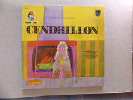 45 T Cendrillon 2 Disques + 1 Livre Philips 6199056 - Niños