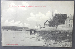 CPA 29 BENODET - Chemin De La Plage - Anglaret 397 - Réf. O 199 - Bénodet