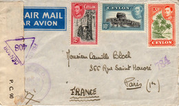 Enveloppe CEYLON - Sri Lanka (Ceylon) (1948-...)