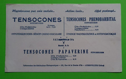 Buvard 985 - Laboratoire - TENSOCONES PHENOBARBITAL - Etat D'usage : Voir Photos- 21x12.5 Cm Environ - Vers 1950 - Produits Pharmaceutiques