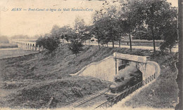 Agen       47         Petit Canal Et Ligne Du Midi Bordeaux Sète     (voir Scan) - Agen