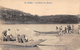 Agen       47        La Pêche Aux Aloses     (voir Scan) - Agen