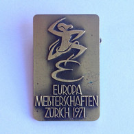 Badge Pin ZN000044 - Ice Skating Switzerland Zurich European Championship 1971 - Skating (Figure)