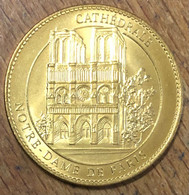 75004 CATHÉDRALE NOTRE-DAME DE PARIS AB 2015 MÉDAILLE ARTHUS BERTRAND JETON TOURISTIQUE MEDALS TOKENS COINS - 2015