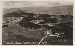 AK Hohenzoller Zellerhorn Und Raichberg Mit Turm Und Wanderheim Nägeöehaus Vom Flugzeug Aus - Hechingen - 1930 (58730) - Hechingen