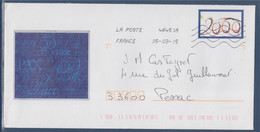 Entier An 2000 Enveloppe Type Timbre 3291 Oblitéré 05.03.15 Illustration Paix Peace Pax Paz - PAP: Private Aufdrucke