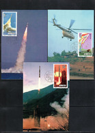 China 1986 Space / Raumfahrt Maximumcards - Asien
