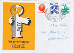 Germany Deutschland 1971 FDC Jederzeit Sicherheit, Tag Der Offenen Tur, Mainz - 1971-1980