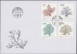 Suisse - 2021 - Bäume - Ersttagsbrief FDC ET - Lettres & Documents