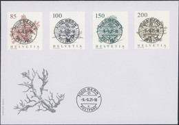 Suisse - 2021 - Bäume - Ersttagsbrief FDC ET - Ersttag Voll Stempel - Briefe U. Dokumente