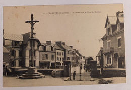 Delcampe - CARANTEC . 29 . Le Calvaire Et La Rue De Morlaix . 1936 - Carantec