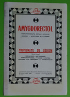 Buvard 1005 - Laboratoire Lerta - AMYGDORECTOL - Etat D'usage : Voir Photos- 14.5x21 Cm Environ - Vers 1950 - Produits Pharmaceutiques