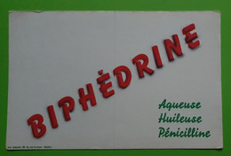 Buvard 1009 - Laboratoire - BIPHERINE - Etat D'usage : Voir Photos- 21x13.5 Cm Environ - Vers 1950 - Produits Pharmaceutiques
