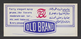 Egypt - RARE - Vintage Label - ( Old Brand - Appetizing Drink ) - Briefe U. Dokumente