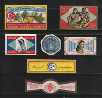 Egypt - Collection - Vintage Label - ( Lotion - Perfume .. Etc. ) - Neufs