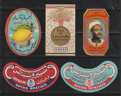 Egypt - Collection - Vintage Label - ( Lotion - Perfume .. Etc. ) - Ungebraucht