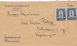 Honduras: 1920: Ampala To Potsdam - Honduras
