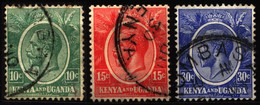 British East Africa (Kenya & Uganda) 1922 Mi 3_7 King George V - Kenya & Ouganda