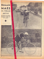 Koers Wielrennen Renner Coureur Romain Maes - Orig. Knipsel Coupure Tijdschrift Magazine - 1935 - Supplies And Equipment