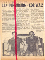 Koers Wielrennen Renners Jan Pynenburg & Cor Wals - Orig. Knipsel Coupure Tijdschrift Magazine - 1935 - Material Und Zubehör