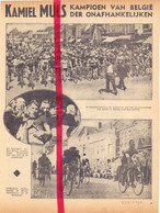 Deinze - Koers Wielrennen Coureur Kamiel Muls Kampioen - Orig. Knipsel Coupure Tijdschrift Magazine - 1935 - Materiaal En Toebehoren