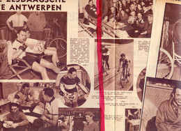 Koers Wielrennen De 6 Daagse Te Antwerpen - Orig. Knipsel Coupure Tijdschrift Magazine - 1935 - Material Y Accesorios