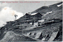 SCHYNIGE PLATTE BAHN  STATION 1970 M  UND HOTEL BELLEVUE   En 1909 - Bellevue