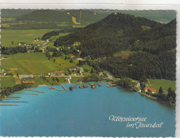 A5137) KLOPEINERSEE - Blick Auf Die Bäder An Der Ostseite Unterburg - LUFTBILD - 1979 - Klopeinersee-Orte