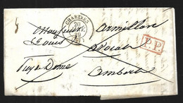 France Lettre ( Avec Correspondance )  Du 20 Janvier  1839 Port Payé De CHARTRES  Pour  Ambert - Cartas & Documentos