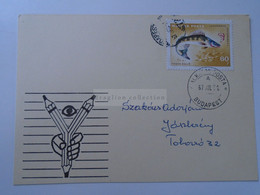 D187070    HUNGARY  Postmark     MAGYAR POSTA   - Hungarian Post -Alkalmi Posta Budapest  1967 - Marcophilie