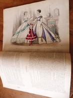 1866 MMM N°4 Grav. Mode Par J. David Et Récits (--à La Mort De Son Mari,elle Fit élever Un Bûcher Pour Eux Deux --) Etc - Prints & Engravings