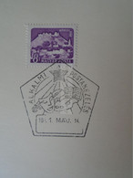 D187085  HUNGARY  Postmark     MAGYAR POSTA   - Hungarian Post -Alkalmi Postakezelés  1961 - Marcofilie