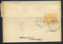 AUSTRALIE - VICTORIA - BANDE DE JOUNAL OBL.HORSHAM LE 14/12/1897 - TB - Storia Postale