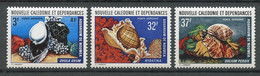 CALEDONIE 1974 PA N° 150/152 ** Neufs MNH Superbes C 13 € Coquillages Shells Aquarium Nouméa Ovula Ovum Dolium - Unused Stamps
