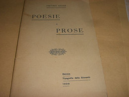 LIBRETTO POESIE E PROSE  PIETRO BASSI - Poesie