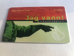 4:244 - Sweden Travel Card Rare Jag Vann! - Schweden