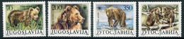 YUGOSLAVIA 1988 WWE: Brown Bear MNH / **.  Michel 2260-63 - Ungebraucht