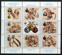 YUGOSLAVIA 1988  Olympic Medalwinners Sheetlet MNH / **.  Michel 2318-25 - Unused Stamps
